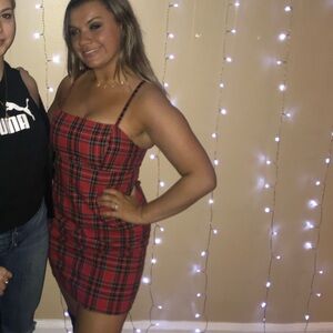 Urban outfitters plaid dress